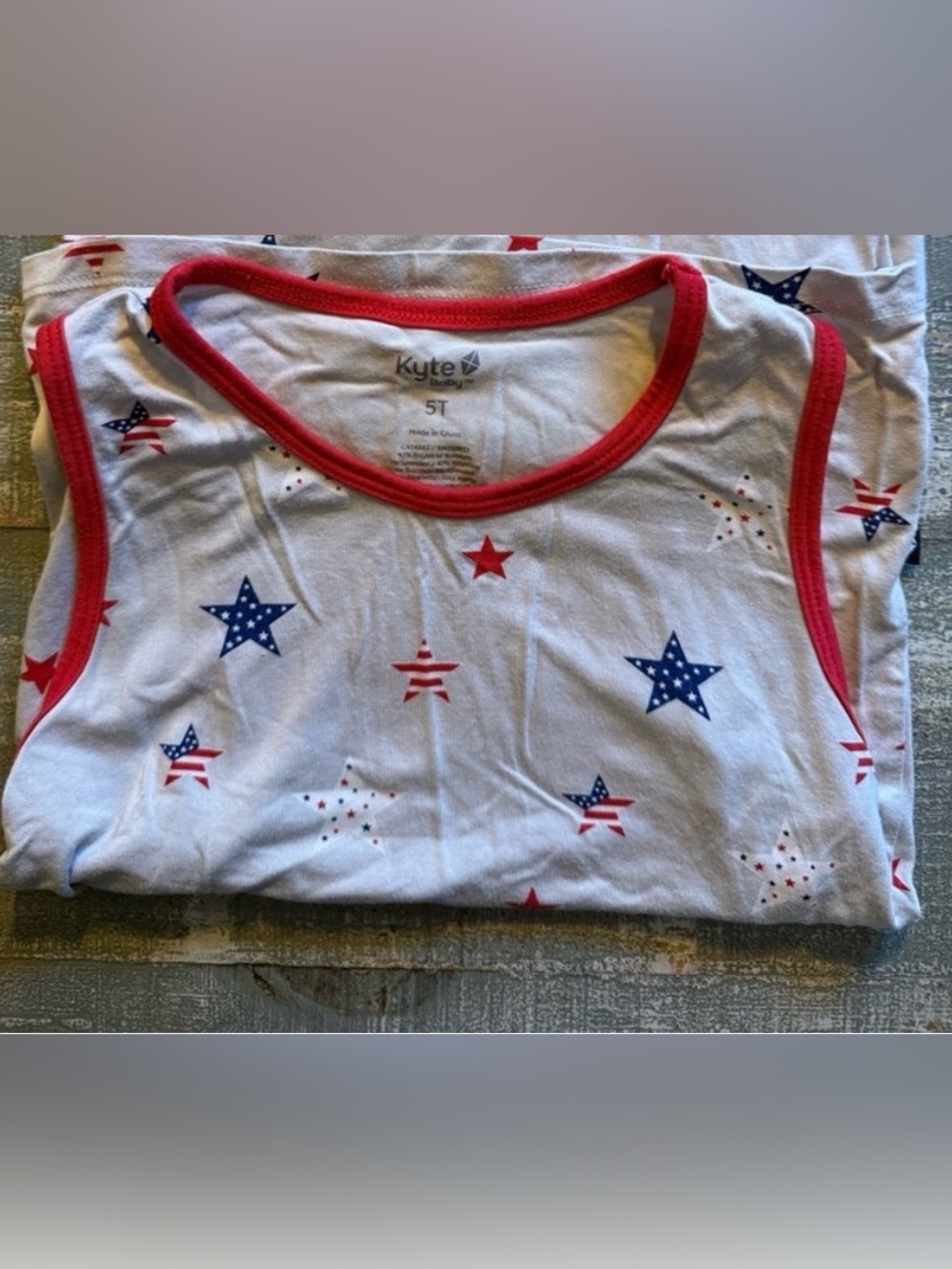 Kyte BABY liberty tank in 5T